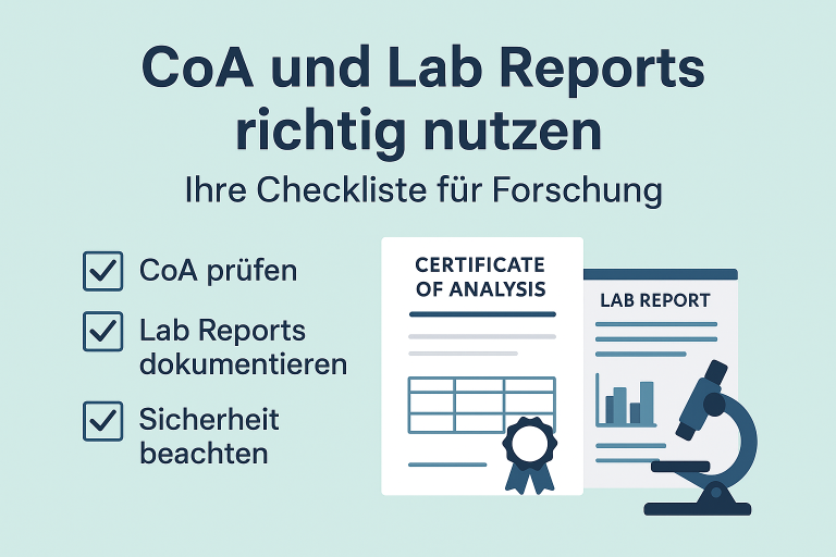 Wie nutzt man CoA und Lab Reports richtig – Ihre Checkliste für Forschung 8 Wie nutzt man CoA und Lab Reports richtig – Ihre Checkliste fur Forschung