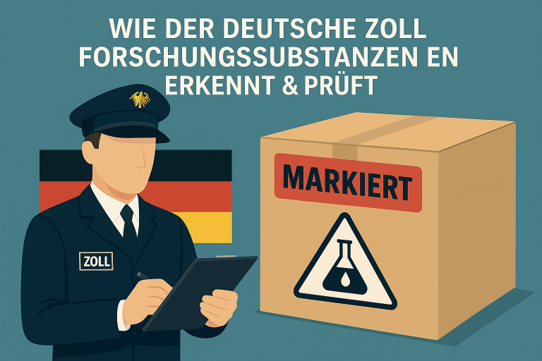 Wie der deutsche Zoll Forschungssubstanzen erkennt und Sendungen markiert 2 Wie der deutsche Zoll Forschungssubstanzen erkennt und Sendungen markiert