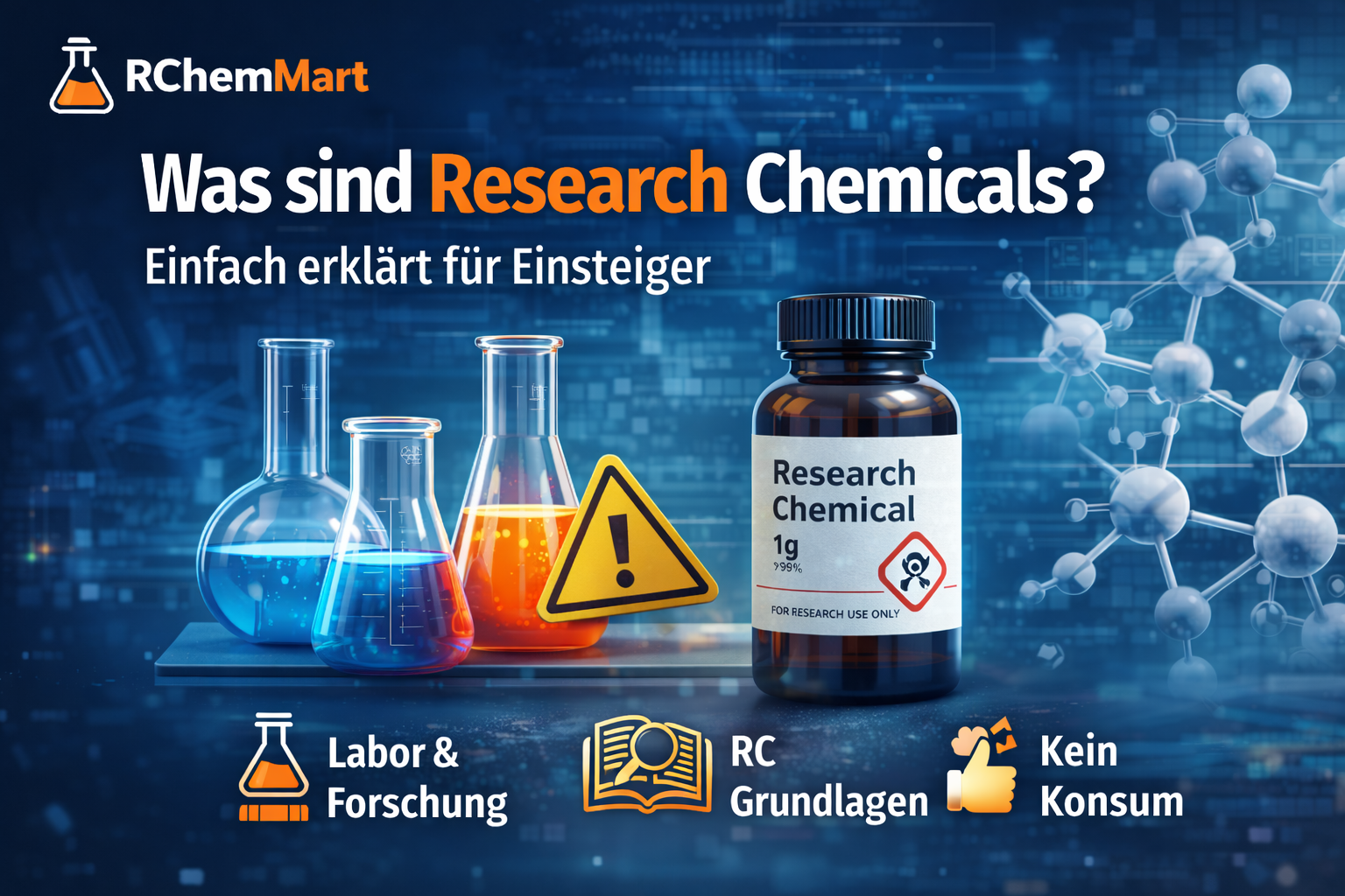 Was sind Research Chemicals – einfache Einführung und RC Grundlagen für Labor und Forschung