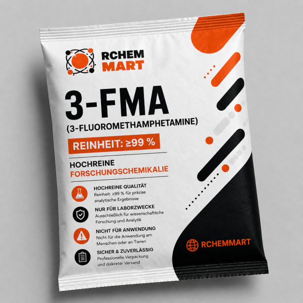 3-FMA (3-Fluoromethamphetamin) kaufen | Reinheit ≥99 % | Hochreine Forschungschemikalie