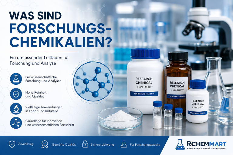 Moderne Forschungschemikalien im Labor – hochreine Laborchemikalien für wissenschaftliche Forschung, Analyse und chemische Untersuchungen