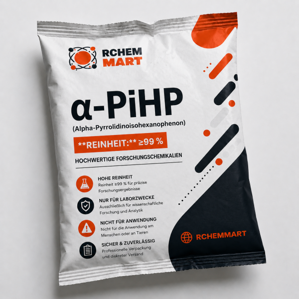 α-PiHP (Alpha-Pyrrolidinoisohexanophenon) (2) α-PiHP (Alpha-PiHP) Kaufen– ≥99 % Reinheit